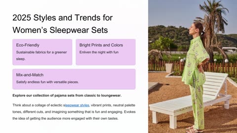 Design Trends 2025 What’s Hot in Women's Sleepwear Sets This Year