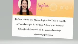 Join ⁨@Sophie_Darling⁩ 12pm ET Thursday!!! #tarot