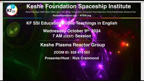 Keshe Plasma Reactor Group 2024-10-09-T1