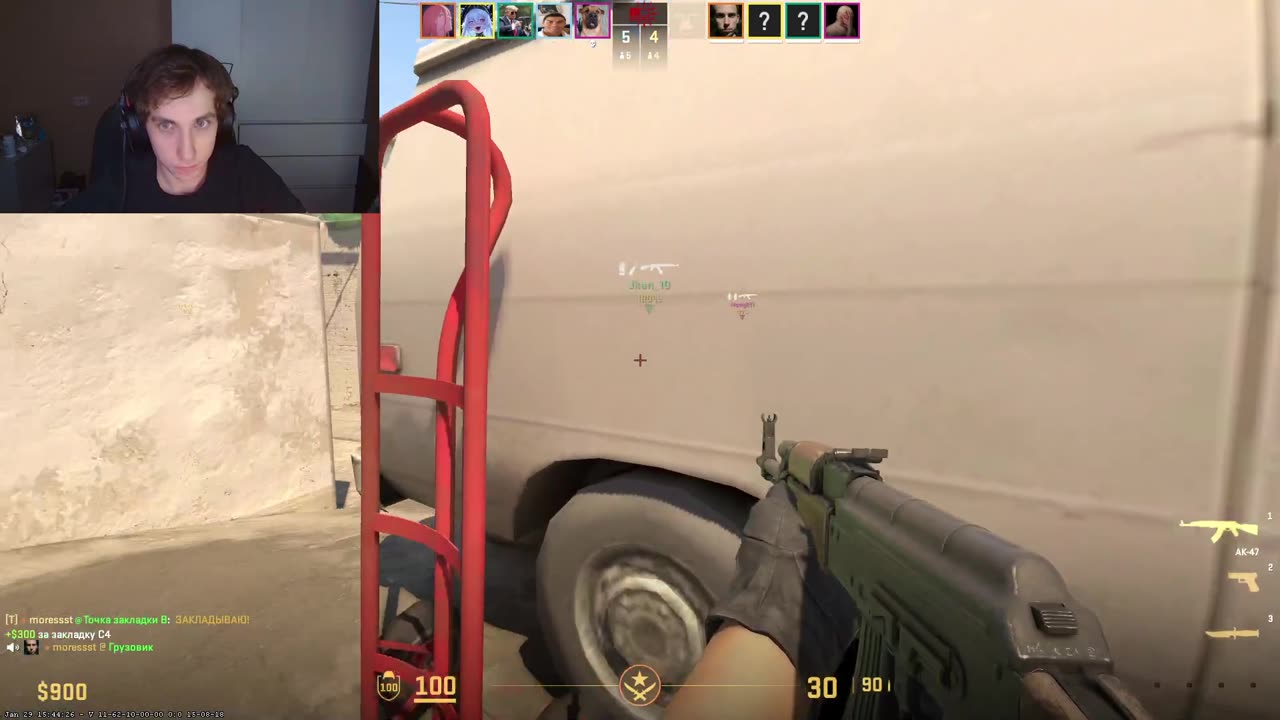 Играю в кс с подписчиком развалили кабину ракам