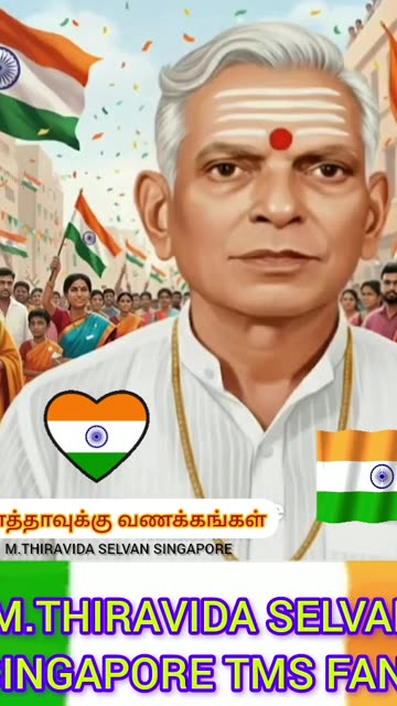 TMS LEGEND M.THIRAVIDA SELVAN SINGAPORE TMS FANS 2026