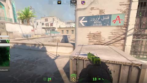 1v5 Pistol Ace!? | Dust II 24k Premier Elo