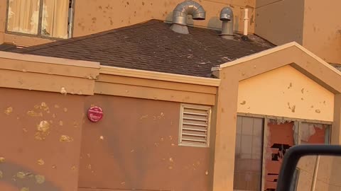 Baseball-Sized Hail Damages Fremont, Nebraska