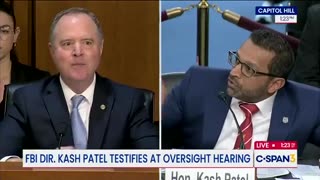 Kash Patel Takes The Gloves Off, Calls Adam Schiff 'Biggest Fraud' In The Senate