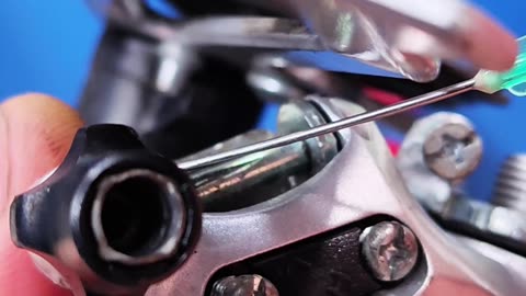 How to quickly lubricate bicycle derailleurs.