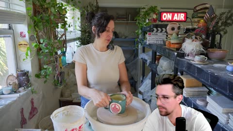 Live 🔴 Episode 172 Swan City Ceramics 🦢 Pottery Livestream
