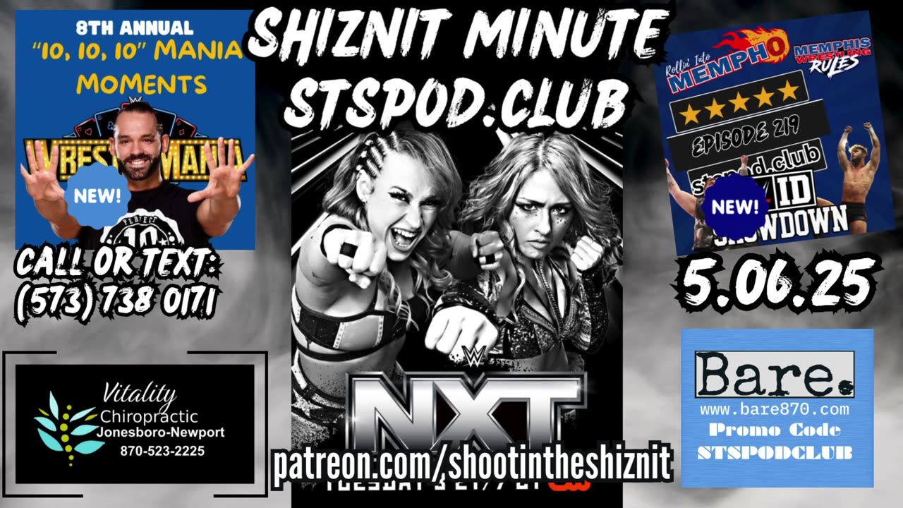 SHIZNIT MINUTE 05.06.25-BT TALKS NXT!