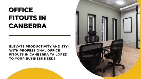 Elevate Productivity and Style with Professional Office Fitouts in Canberra