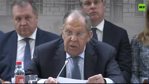 Russia's Foreign Minister, Sergei Lavrov, on peace in Ukraine
