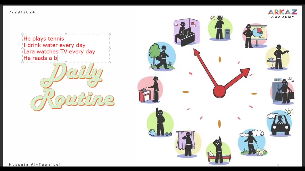 Daily routine (8)