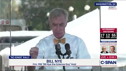 Bill Nye Tells No Kings Rally They Are Facing ‘Possible End of Our Republic’ Thanks To Trump’s