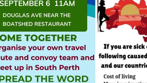 Upcoming event FU CCP 6th September & special thanks to all Australian