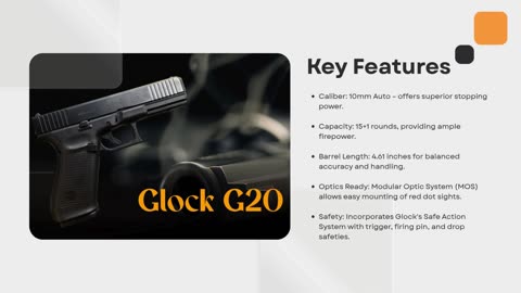 G20 Gen 5: Power, Precision & Performance in One Versatile Handgun