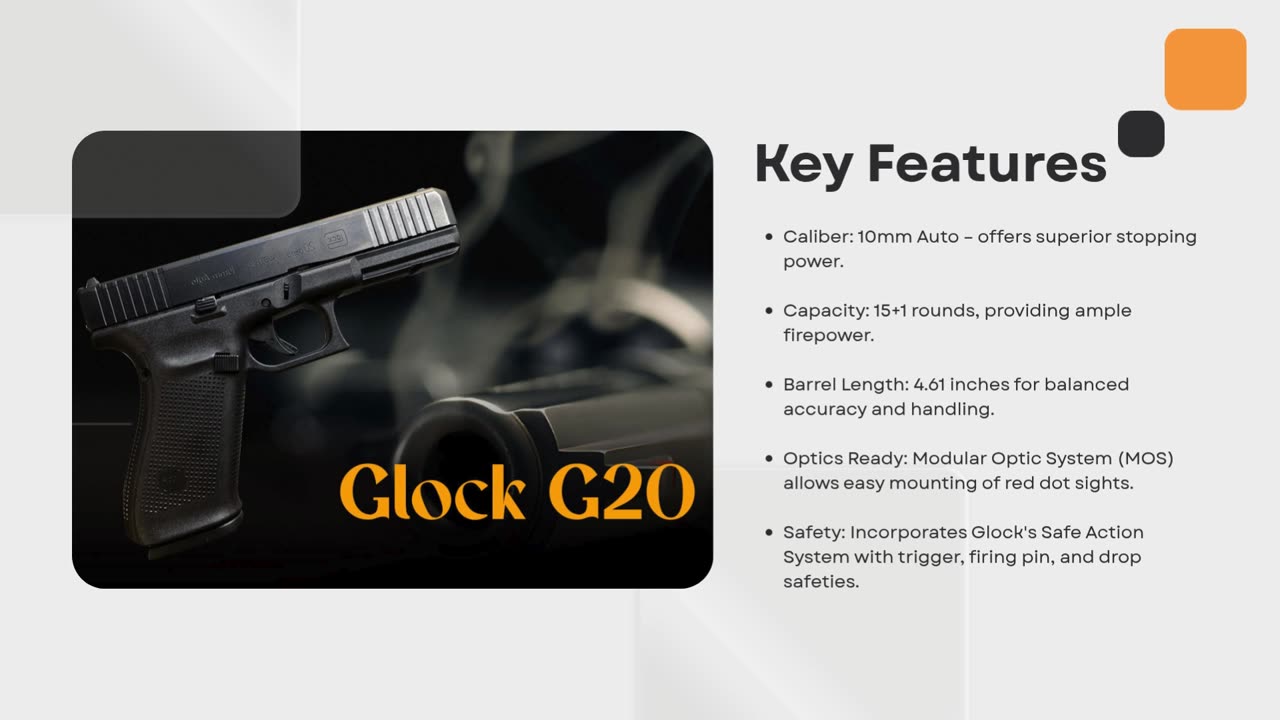 G20 Gen 5: Power, Precision & Performance in One Versatile Handgun