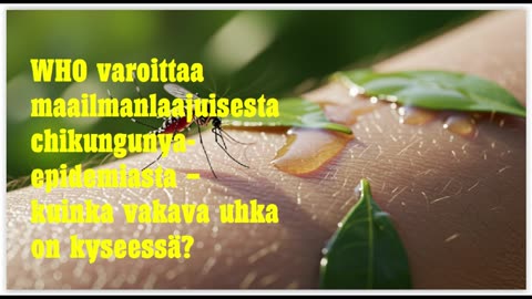 WHO varoittaa maailmanlaajuisesta chikungunya-epidemiasta
