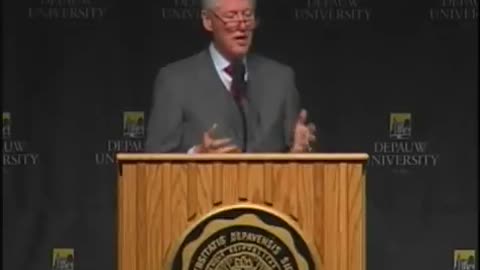 November 18, 2011 - DePauw University's 25th Anniversary Ubben Lecture Presented by Bill Clinton