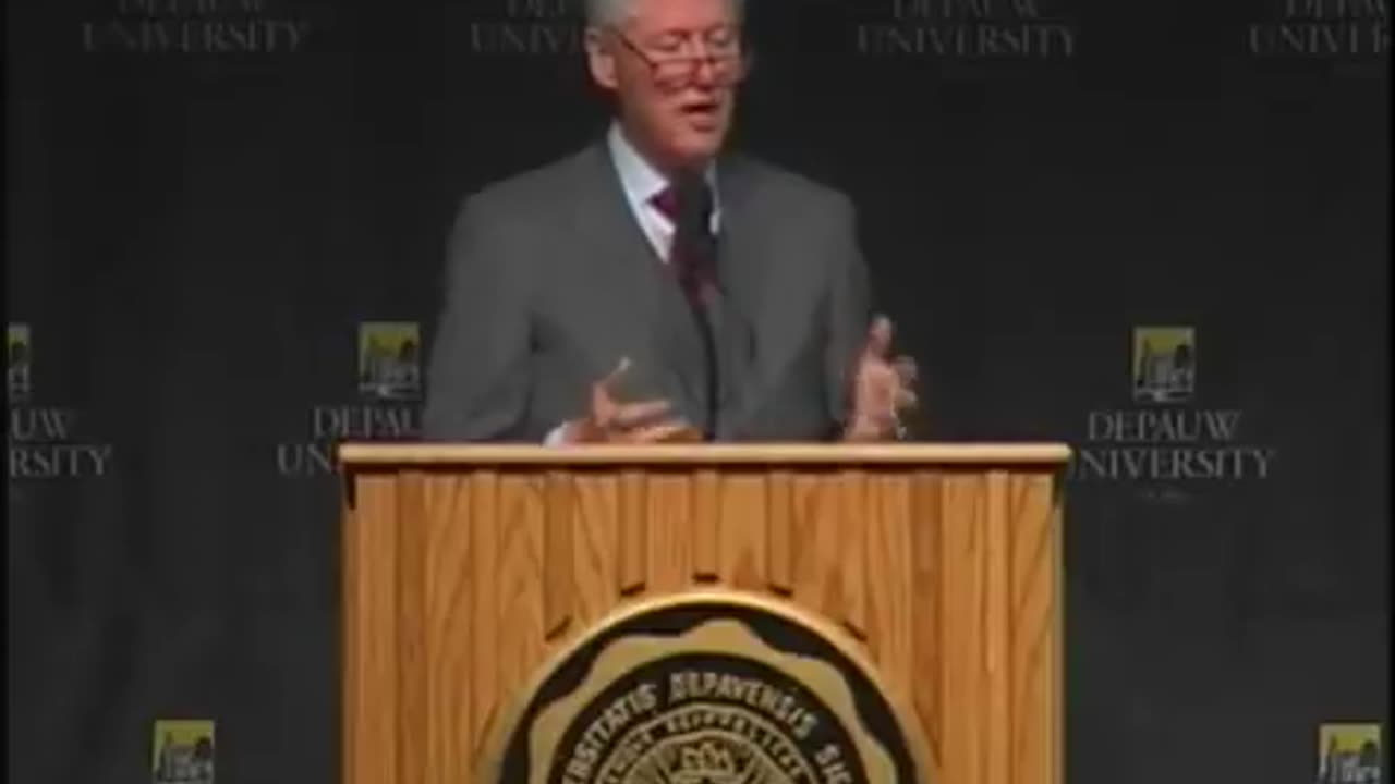 November 18, 2011 - DePauw Universitys 25th Anniversary Ubben Lecture Presented by Bill Clinton