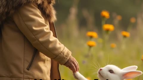 Cat and the rabbit