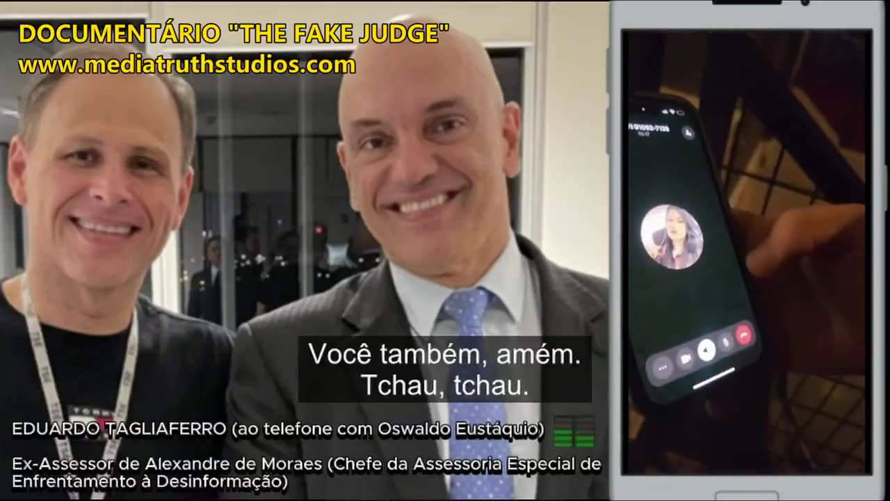 Áudio exclusivo do Ex-Assessor direto de Alexandre de Moraes que está em fuga do Brasil, com medo que o assassinem a ele e à sua família