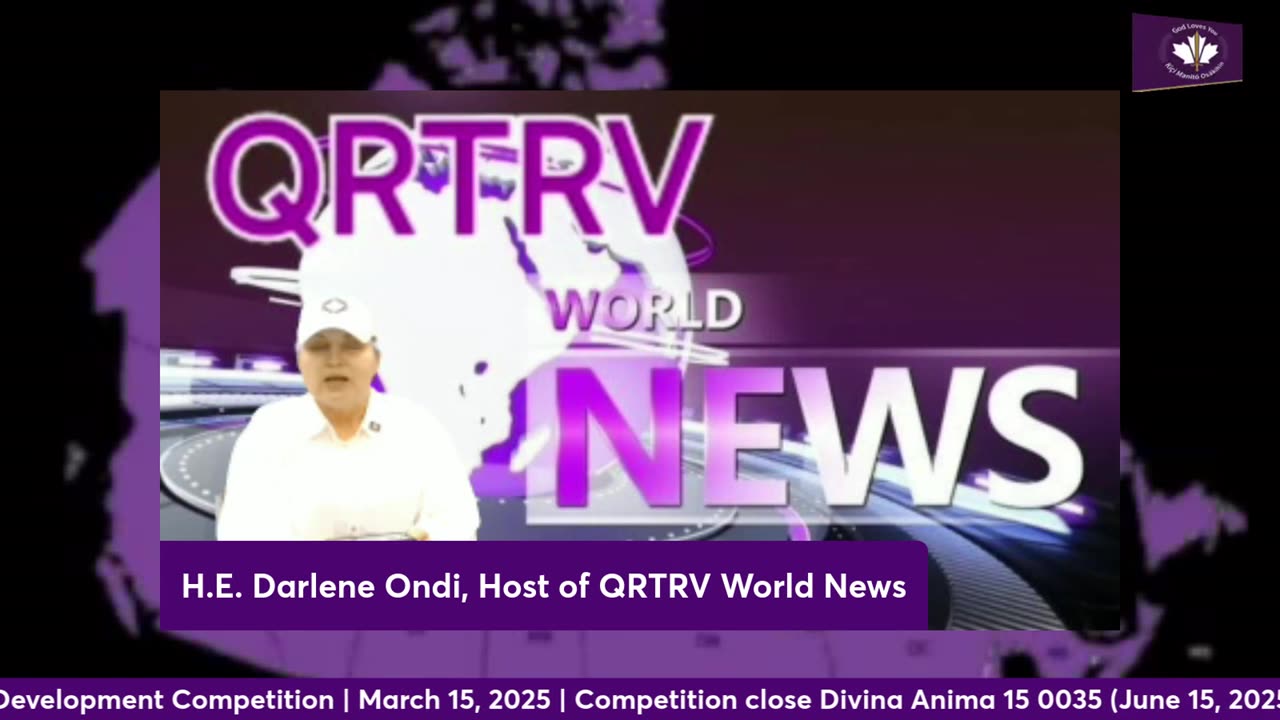 Divina Vita 22 | 0035 | April 22 2025 | Your Excellency H.E. Darlene Ondi, Host of QRTRV World News