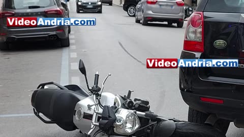 Incidente ad Andria: scontro auto - moto su Viale Istria