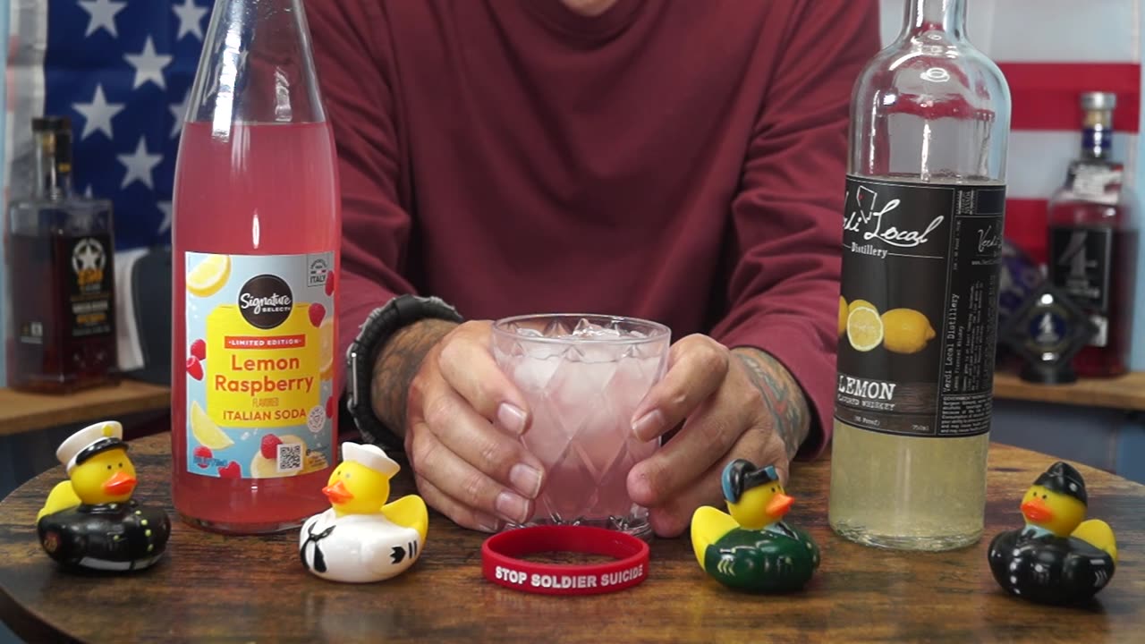 Larry Larsen - Verdi Local Lemon Whiskey & Signature Select Lemon Raspberry Italian Soda