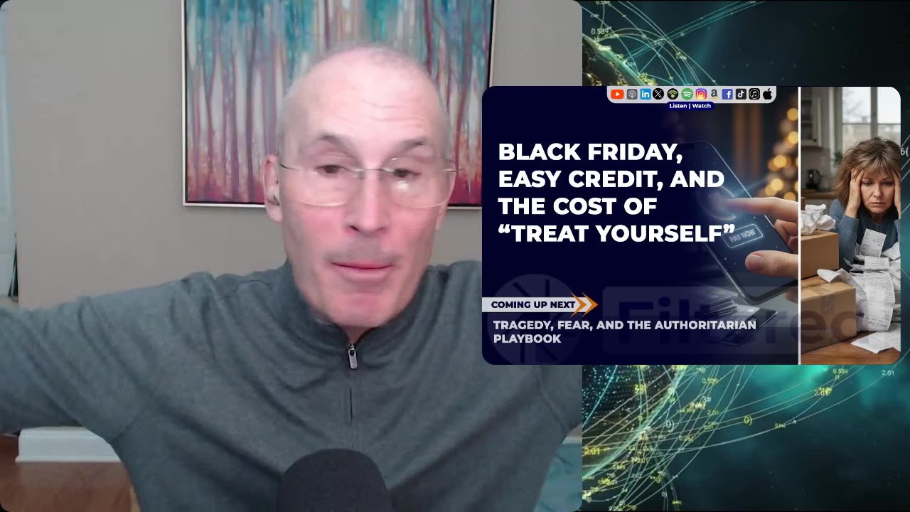 Black Friday Debt, Flying Ads & Hologram ABBA vs Human Artists