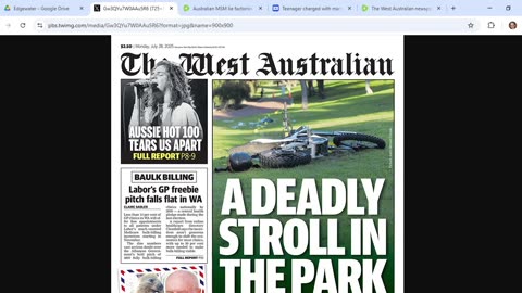 Woman dies in Edgewater just after I make video about TasWater and go to Edgecliff. Q incidence?