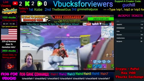 Play Word Game For VBucks! 🎉3,500+ Vbucks Giveaway Daily! / Will Make Our Own Fishing Game! :)