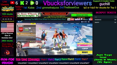 Play Old OG Fortnite Content! 🎉3,500+ Vbucks Giveaway Daily!