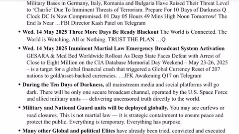 WTPN SITUATION UPDATE FEATURING RESTORED REPUBLIC 5-15-25