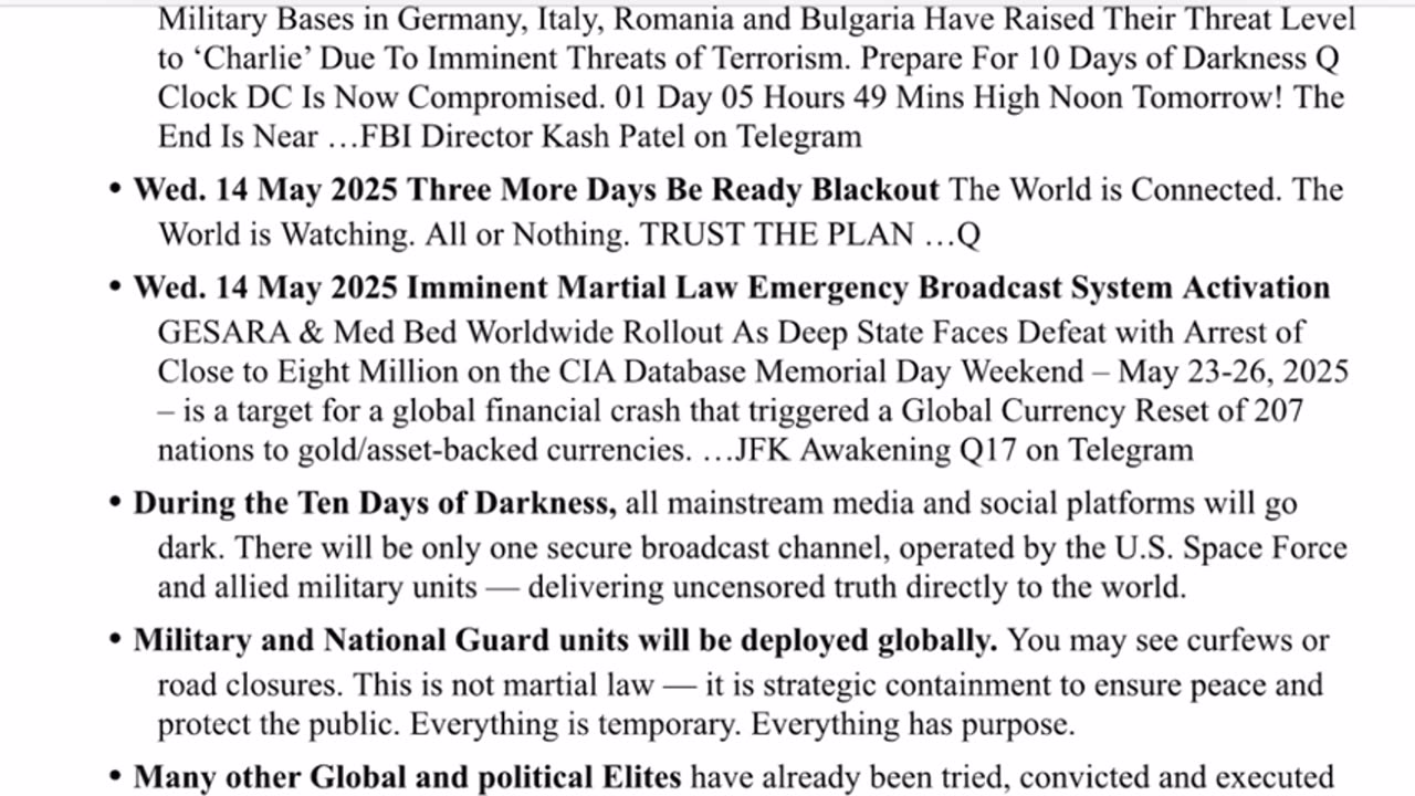 WTPN SITUATION UPDATE FEATURING RESTORED REPUBLIC 5-15-25