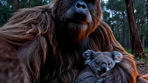 Bigfoot just made a new friend!