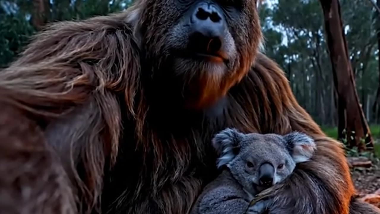 Bigfoot just made a new friend!