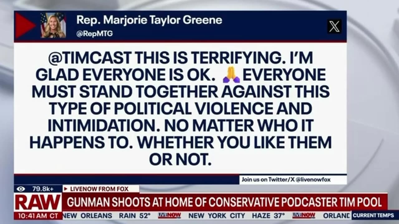 Gunman opens fire at home of podcaster Tim Pool