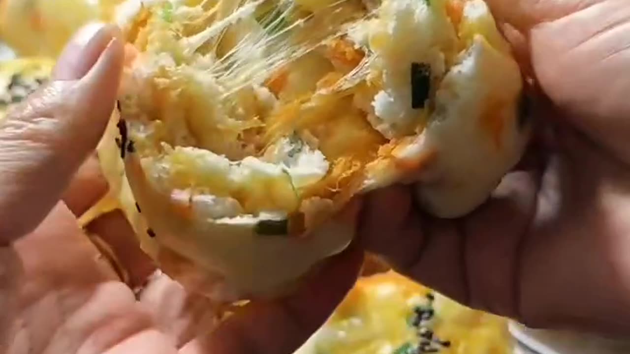 Beef floss steam bun recipe