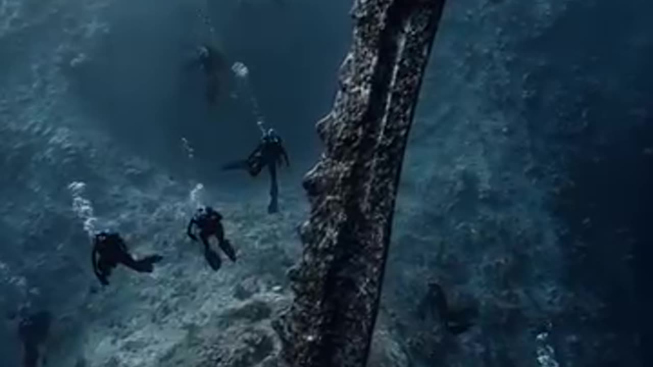 Diver Found Gigantic Shark Tooth Sword Near Mariana Trench