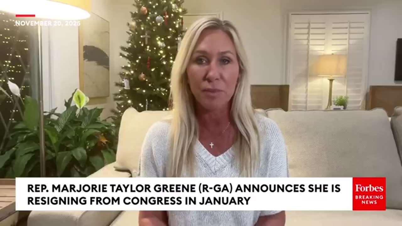 Breaking Marjorie Taylor Greene is resigning from Congress