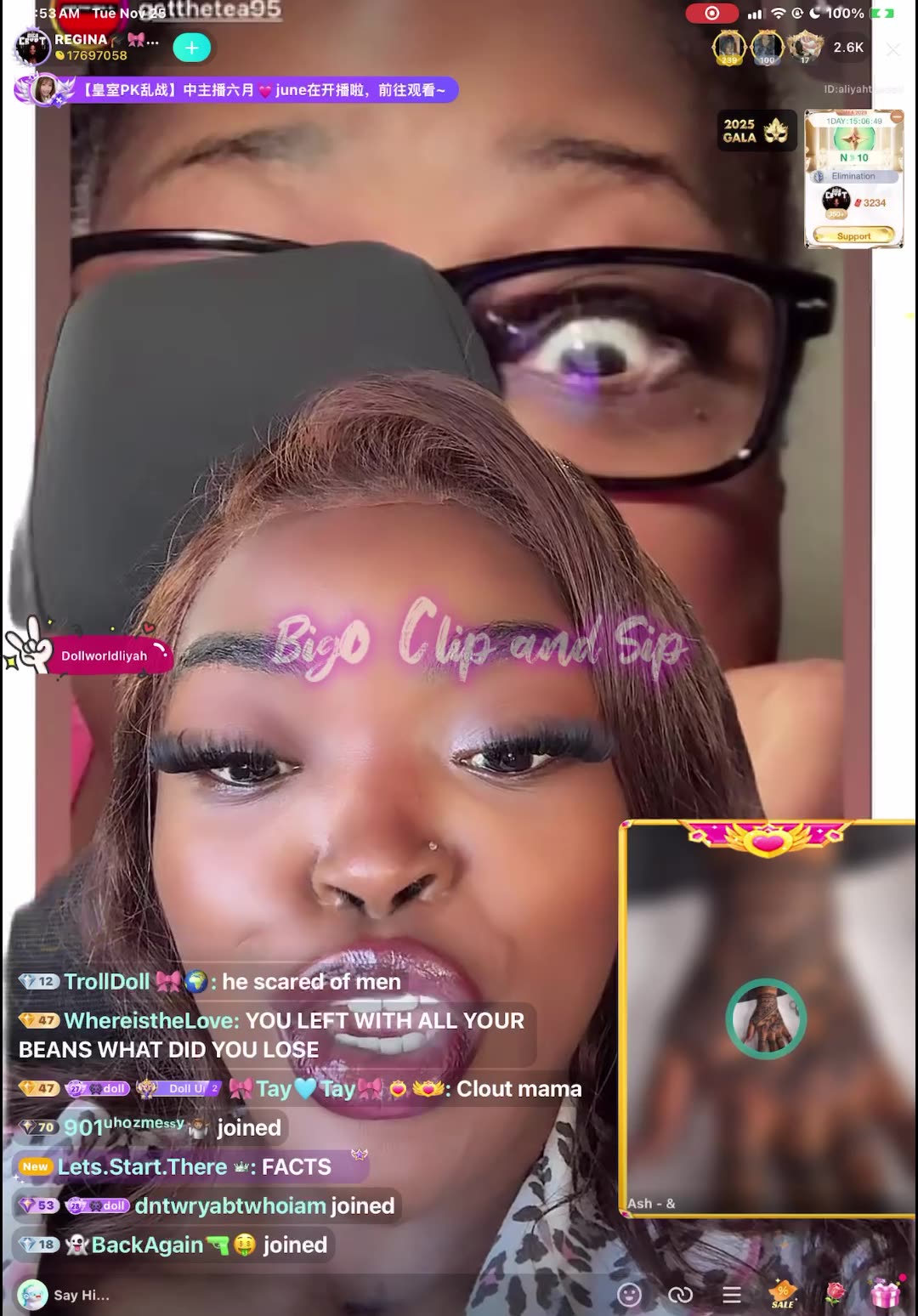 Liyah talks about DreBaby Supa Karma Finesse Barbie TomiKay n more 11/25/25 #bigoclipandsip