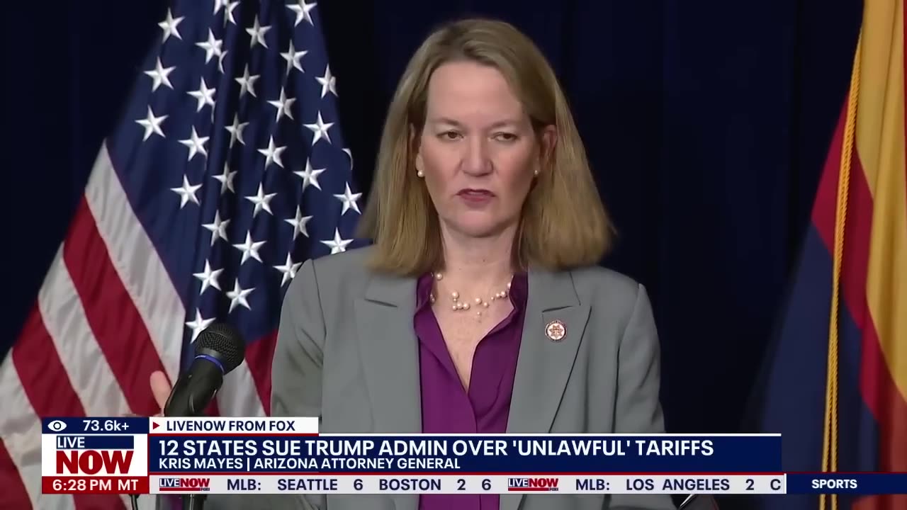 12 states sue Trump admin to block tariffs