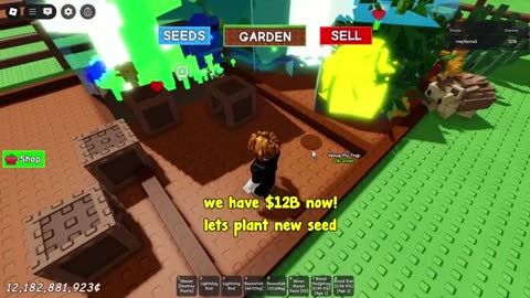 went From Noob To Master In Grow A Garden Roblox! Made $1 Trillion!