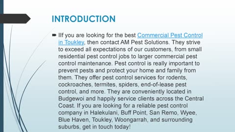 Best Commercial Pest Control in Toukley