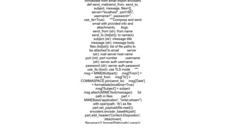 How to send email attachments
