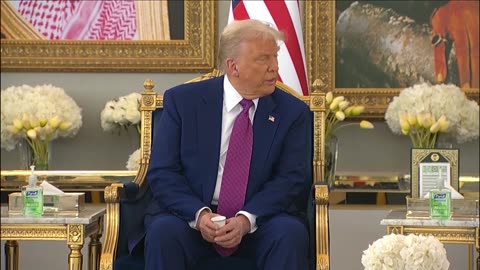 President Trump Participates in an Arrival Ceremony, May 13, 2025