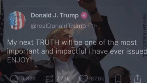 TRUMP TO RELEASE THE TRUTH