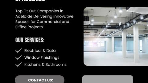 Top Fit Out Companies in Adelaide Delivering Innovative Spaces for Commercial and Office Projects