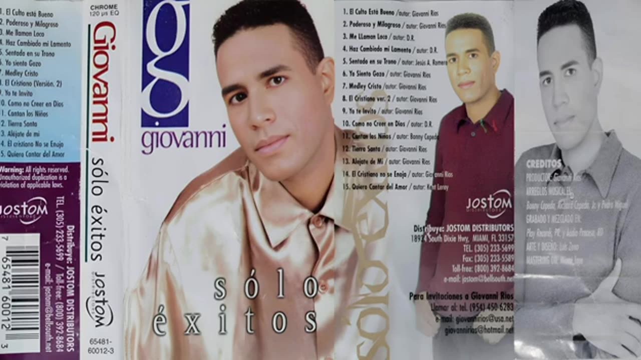 Giovanni Rios - Lo Mejor Exitos - Alabanza Y Adoración Musica Cristiana.