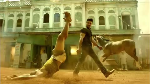 Allu Arjun fighting scene