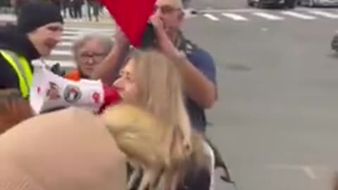 Anti-Khamenei Iranians are clashing with pro-Hamas white liberal women in Washington