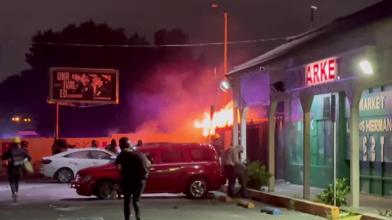 ICE Rioters Set Their Own Communities on Fire to Keep Illegal Aliens in Los Angeles